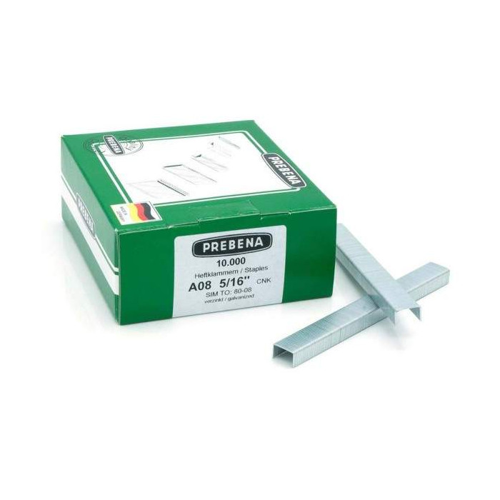 PREBENA Heftklammern verzinkt - geharzt E-30 CNK HA -30mm -Pack à 4000 Stk. PREBENA Heftklammern verzinkt - geharzt E-30 CNK HA -30mm -Pack à 4000 Stk.