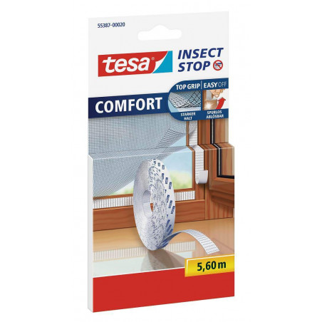 Tesa Insect Stop Fliegengitter COMFORT Klettband-Ersatzrolle