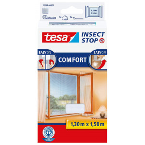 Tesa Fliegengitter Insect Stop Comfort Fenster 1.3x1.5m weiss