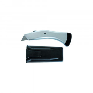 ASPHALT Messer mit Trapezklinge inkl. Kunststoffköcher