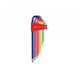 Winkelstiftschlüssel-Set Kugel Innensechskant  farbig