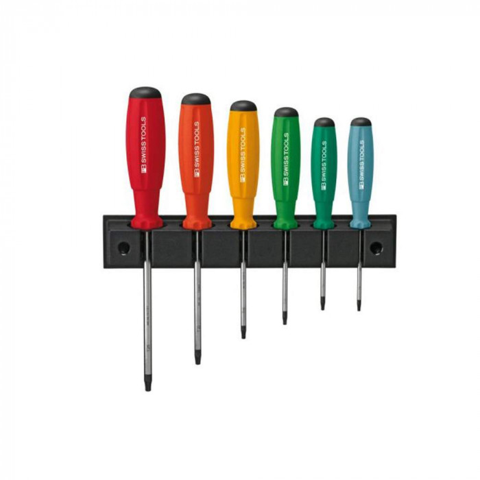 Schraubenzieher-Set Torx® farbig mit Wandhalter PB 8440.RB