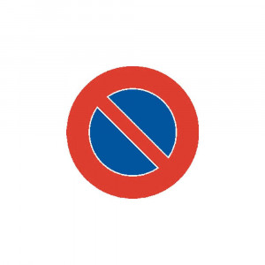 Tafel "Parkieren verboten" nicht reflektierend 20cm