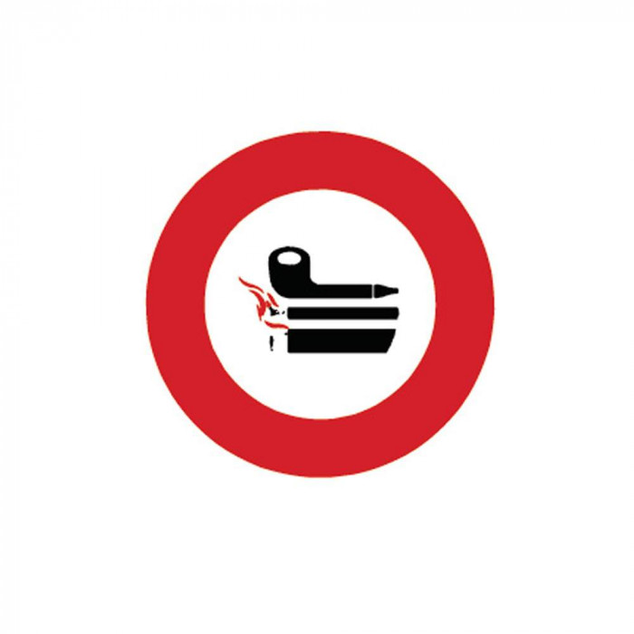 Tafel "Rauchverbot" nicht reflektierend 20cm