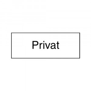 Tafel "Privat"