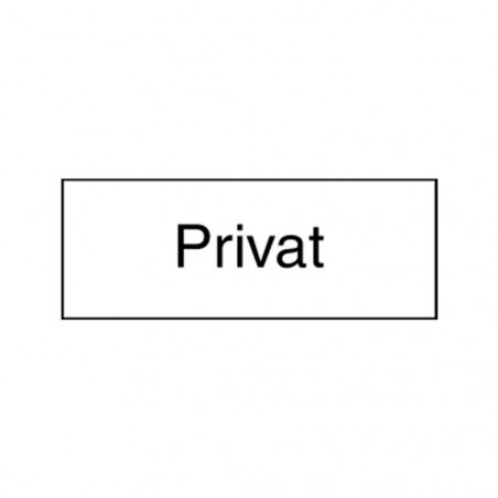 Tafel "Privat"