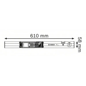 Bosch Entfernungsmesser und Messschiene GLM 80 + R60 Set