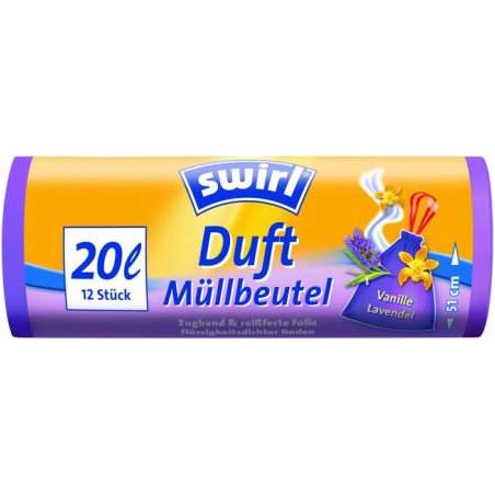 Müllbeutel Vanille/Lavendel 20Liter Swirl
