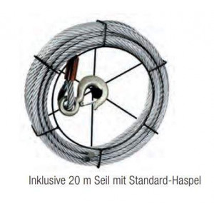 Seilzug HX-1600 inkl. 20m Seil