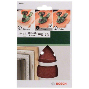 Bosch 10tlg. Schleifblatt Set für Multischleifer