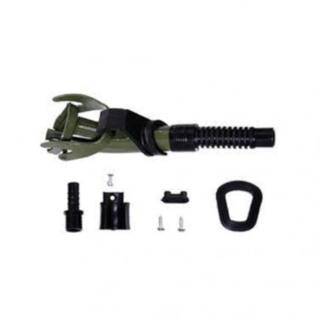 Ausgussstutzen Flexibel mit Clip / und Schraubenset