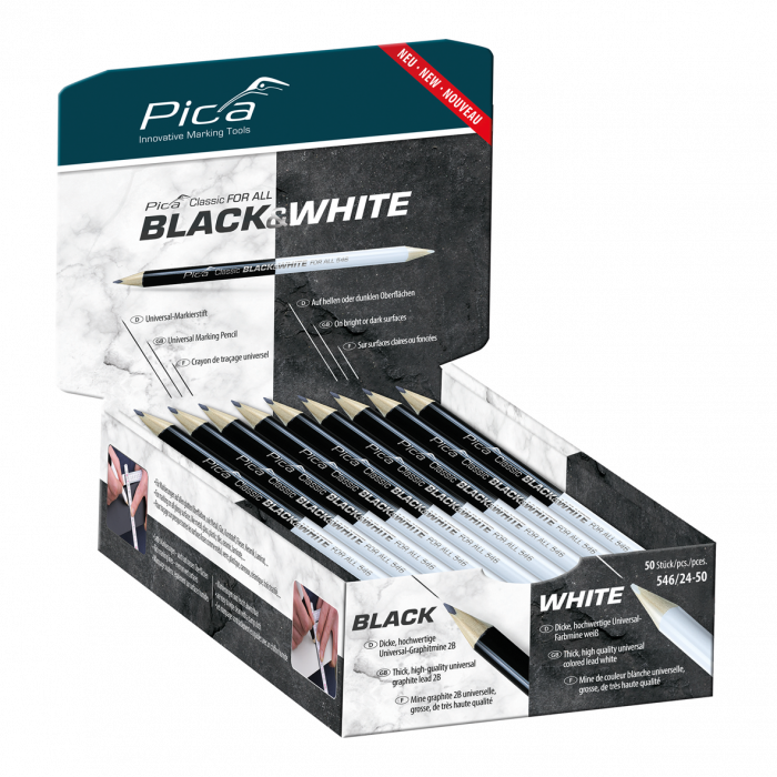 Pica Markierstift Black & White 23cm