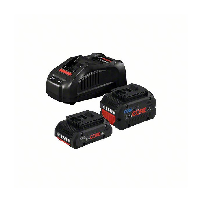 BOSCH Starter Set Akku und Ladegerät ProCORE SET 18V