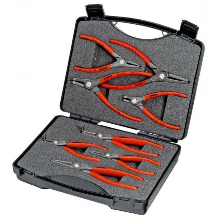 KNIPEX Sicherungsringzangen Werkzeug-Box "SRZ" -8tlg.