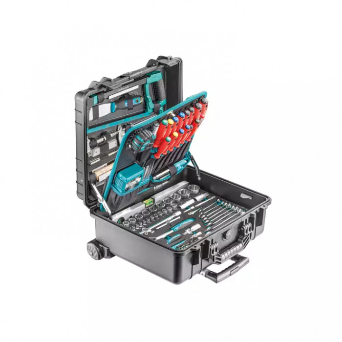 TECHNOCRAFT PP-Werkzeugkoffer PRO TROLLEY IP65