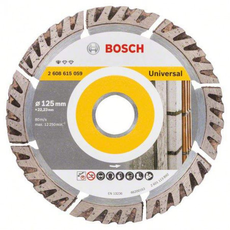 Bosch Diamant-Trennscheibe 125mm Universal Speed