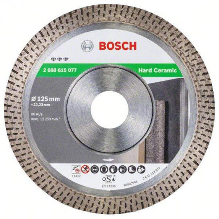 Bosch Diamant-Trennscheibe 125mm Hard Ceramic